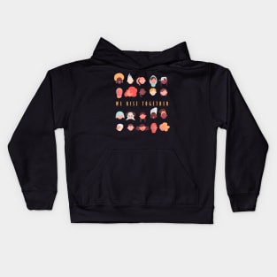 We Rise Together International Womens Day Kids Hoodie